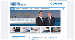Desktop Screenshot of perrydraperlaw.com